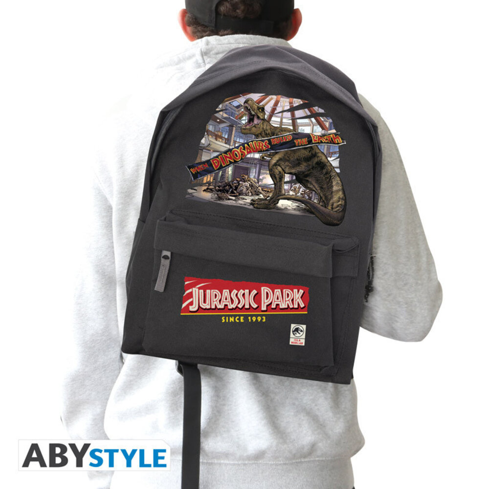 ABY Style Jurassic Park Museum Scene Backpack ABY Style Jurassic Park Museum Scene Backpack