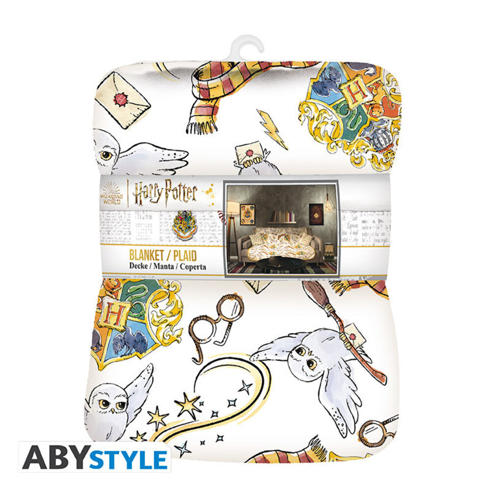 ABY Style Harry Potter Harry's World Deken ABY Style Harry Potter Harry's World Deken