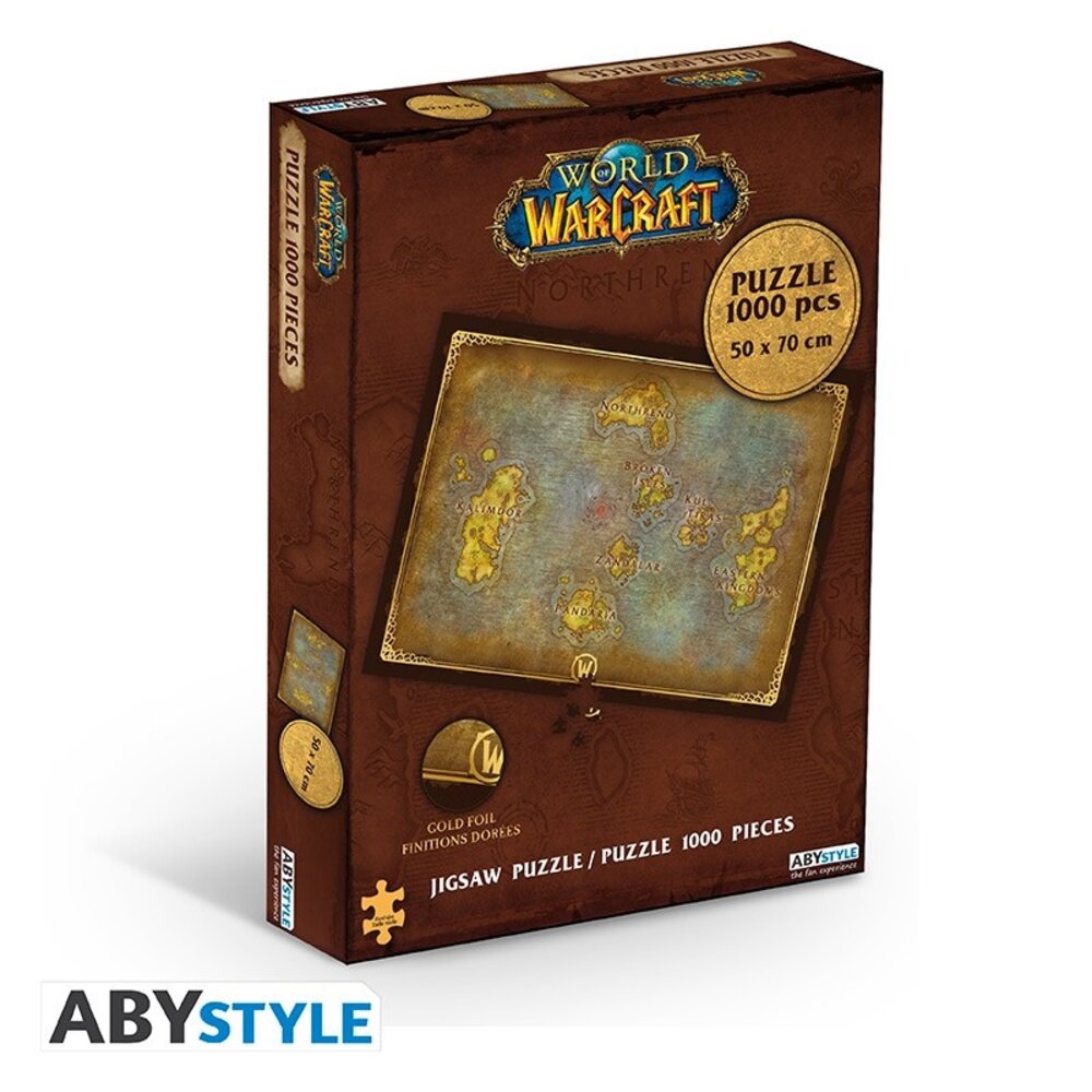 ABY Style World of Warcraft Azeroth Map Puzzle (1000 pieces) ABY Style World of Warcraft Azeroth Map Puzzle (1000 pieces)