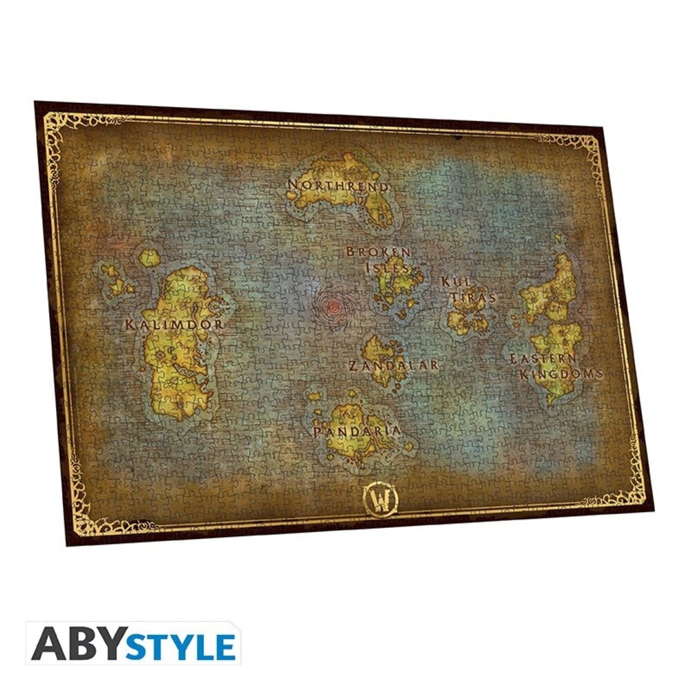 ABY Style World of Warcraft Azeroth Map Puzzle (1000 pieces) ABY Style World of Warcraft Azeroth Map Puzzle (1000 pieces)