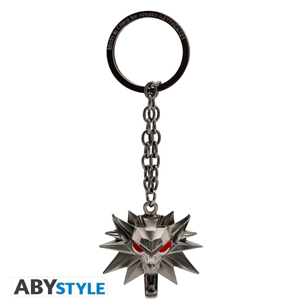 ABY Style The Witcher Wolf School Emblem 3D Metalen Sleutelhanger ABY Style The Witcher Wolf School Emblem 3D Metalen Sleutelhanger