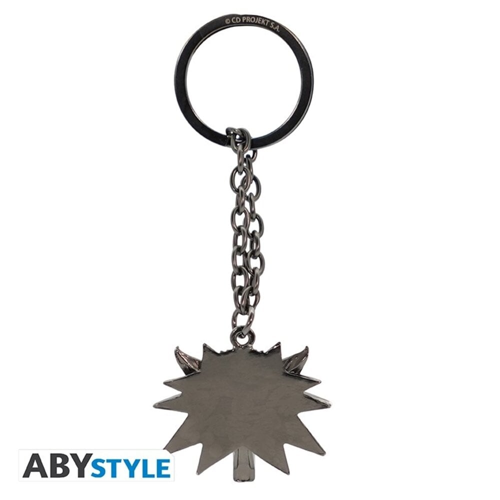 ABY Style The Witcher Wolf School Emblem 3D Metalen Sleutelhanger ABY Style The Witcher Wolf School Emblem 3D Metalen Sleutelhanger