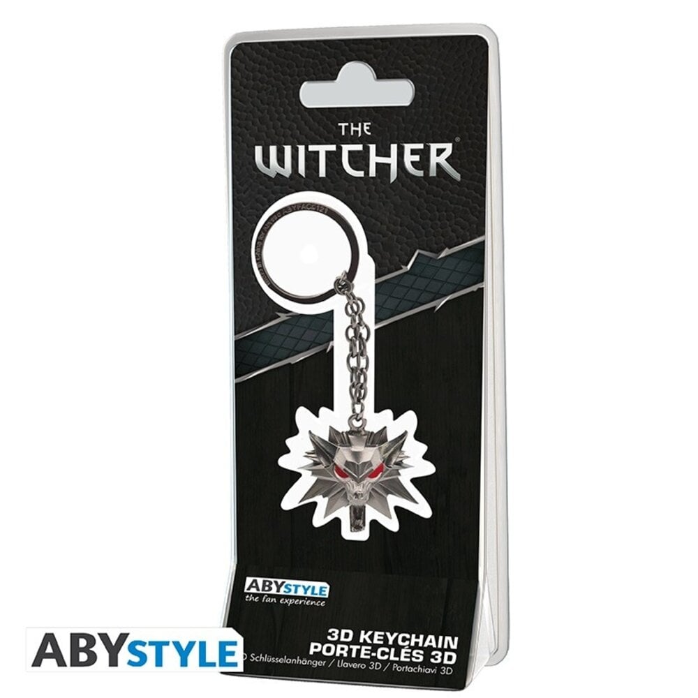 ABY Style The Witcher Wolf School Emblem 3D Metalen Sleutelhanger ABY Style The Witcher Wolf School Emblem 3D Metalen Sleutelhanger
