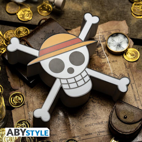 ABY Style One Piece Skull Lamp 21 cm ABY Style One Piece Skull Lamp 21 cm
