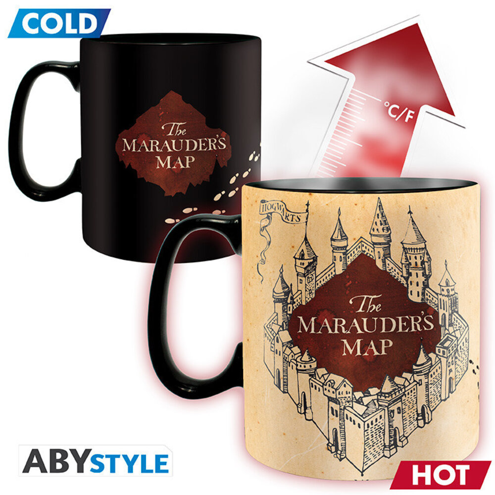 ABY Style Harry Potter Marauder Heat Change Mok ABY Style Harry Potter Marauder Heat Change Mok