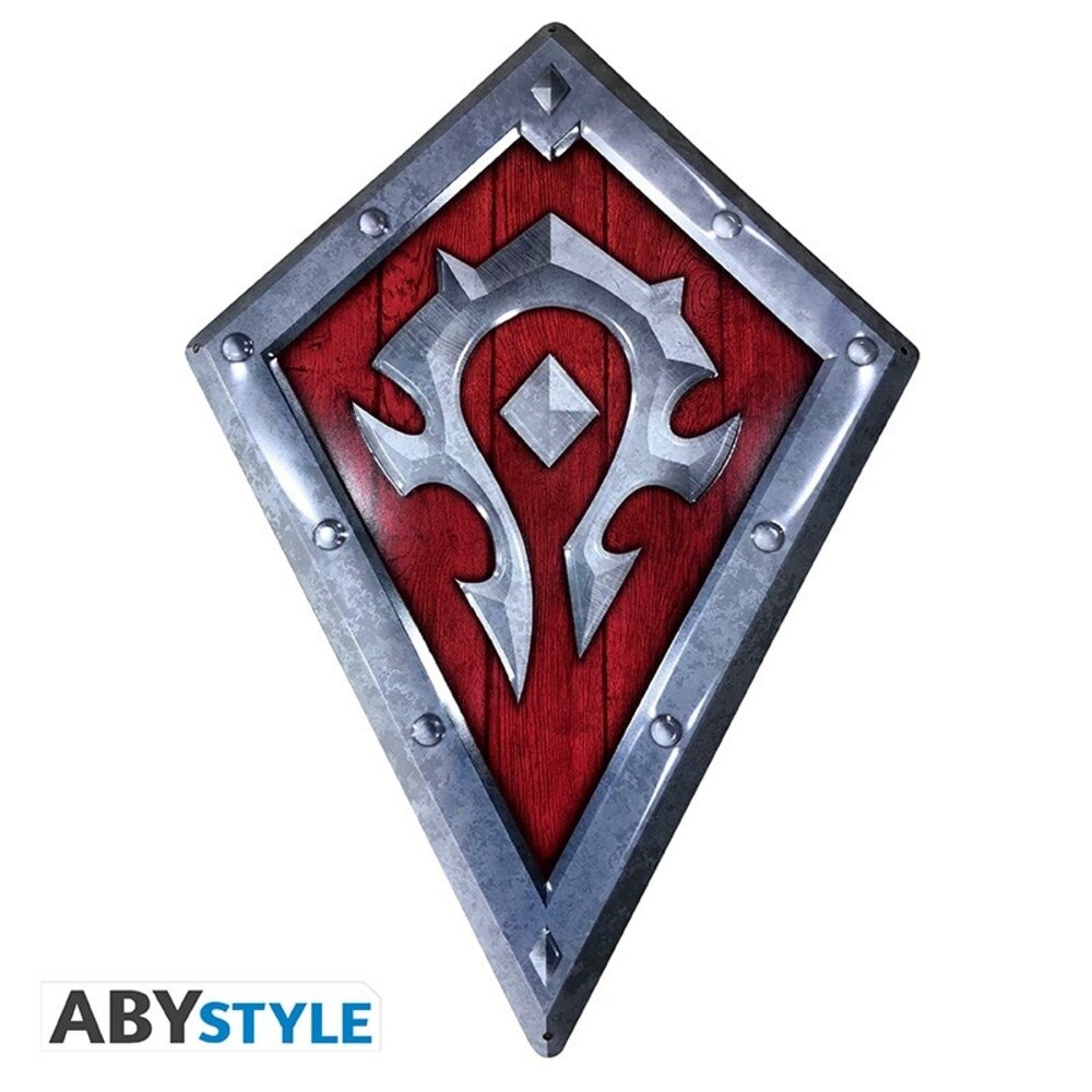ABY Style World of Warcraft Horde Shield Metal Plate ABY Style World of Warcraft Horde Shield Metal Plate