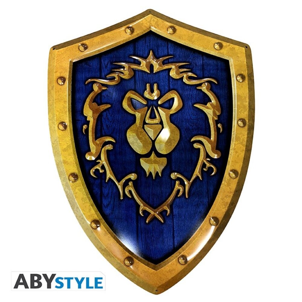 ABY Style World of Warcraft Alliance Shield Metal Plate ABY Style World of Warcraft Alliance Shield Metal Plate