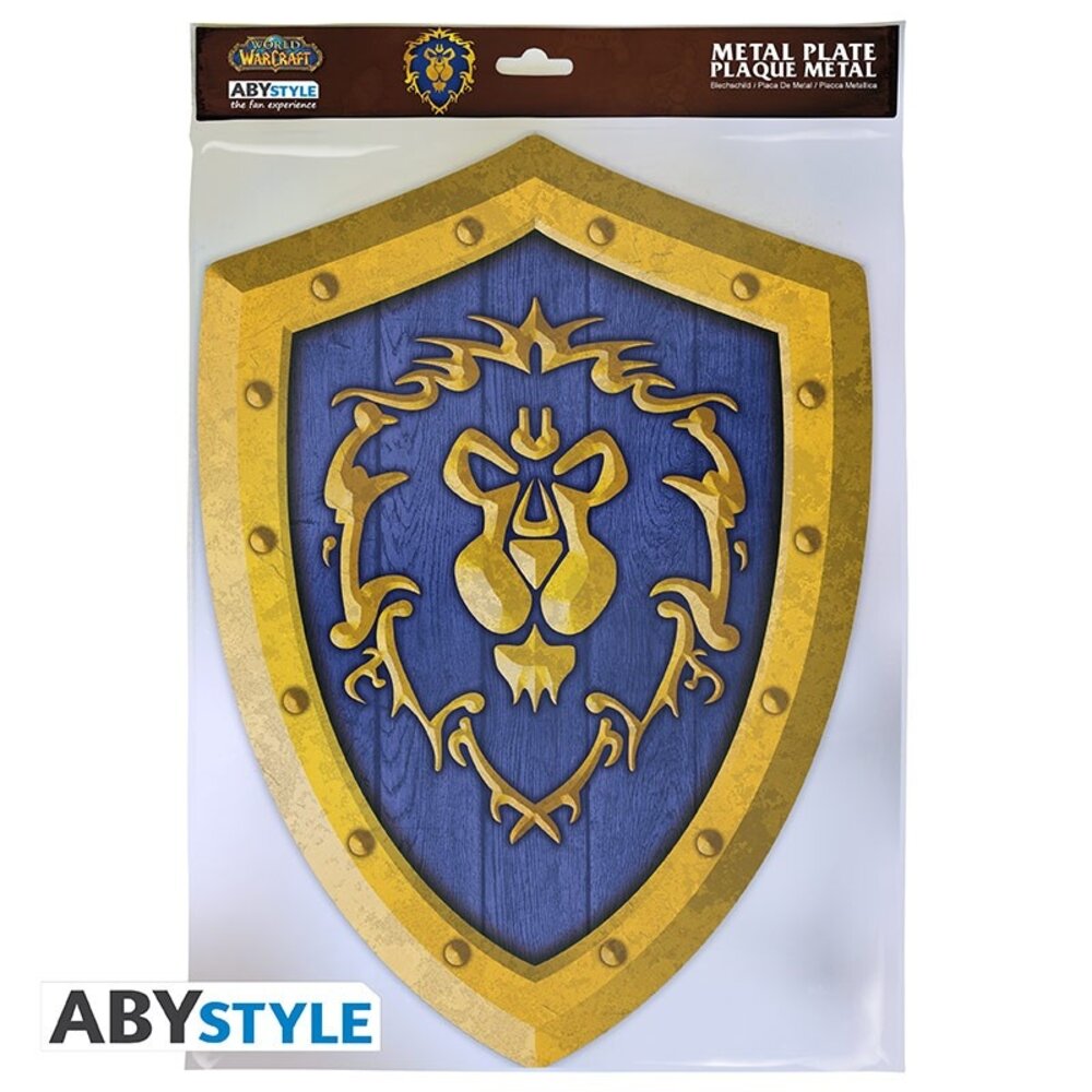 ABY Style World of Warcraft Alliance Shield Metal Plate ABY Style World of Warcraft Alliance Shield Metal Plate