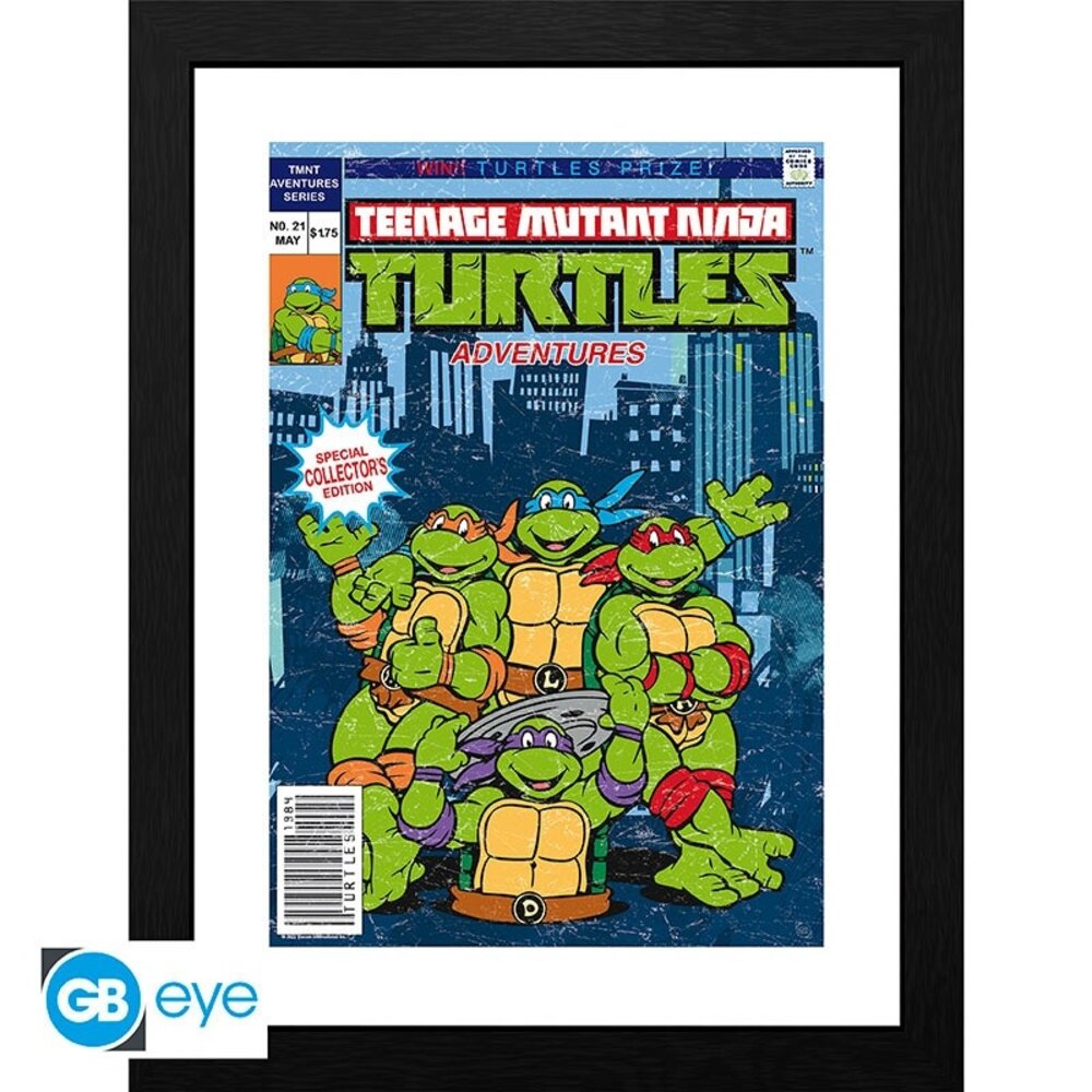 GB Eye Teenage Mutant Ninja Turtles Comics Cover Framed Print 30 x 40 cm GB Eye Teenage Mutant Ninja Turtles Comics Cover Framed Print 30 x 40 cm