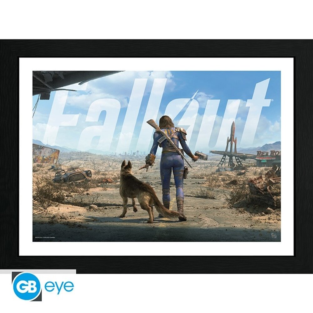 GB Eye Fallout Sole Female Survivor Framed Print 30 x 40 cm GB Eye Fallout Sole Female Survivor Framed Print 30 x 40 cm