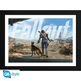 GB Eye Fallout Sole Female Survivor Framed Print 30 x 40 cm