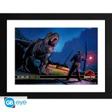 GB Eye Jurassic Park Alan Grant vs T-Rex Framed Print 30 x 40 cm GB Eye Jurassic Park Alan Grant vs T-Rex Framed Print 30 x 40 cm