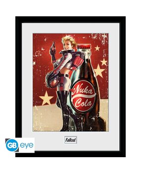 GB Eye Fallout Nuka Cola Framed Print 30 x 40 cm GB Eye Fallout Nuka Cola Framed Print 30 x 40 cm