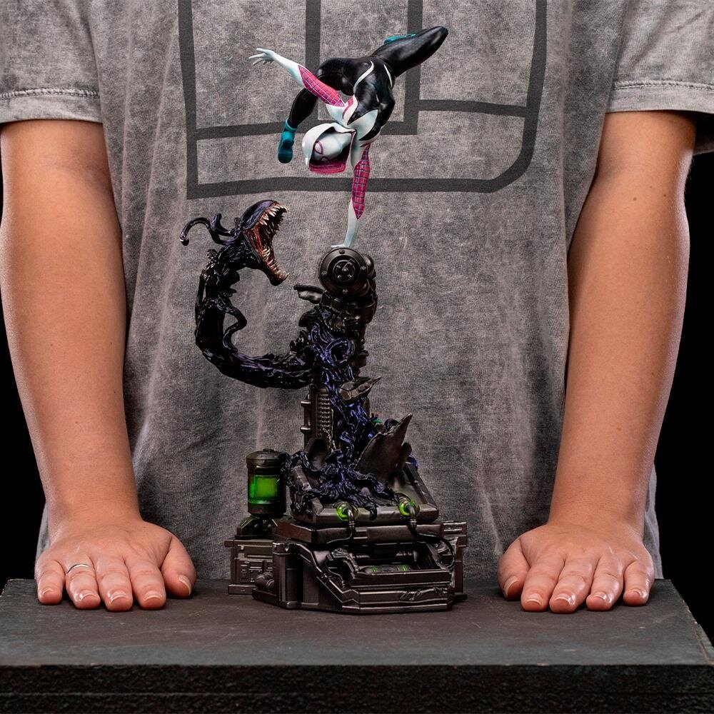 Iron Studios Spider-Man vs Villains Art Scale Statue 1/10 Ghost Spider Diorama 34 cm Iron Studios Spider-Man vs Villains Art Scale Statue 1/10 Ghost Spider Diorama 34 cm