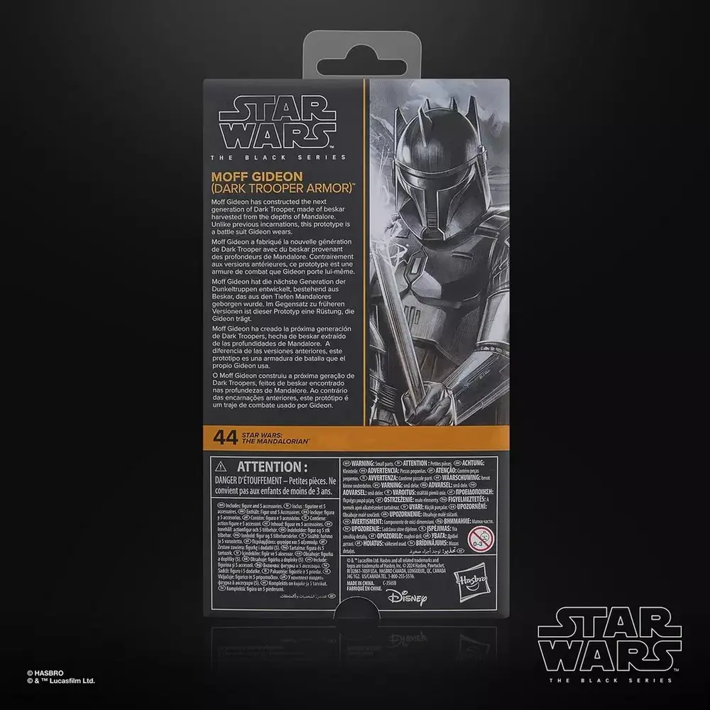 Hasbro Star Wars: The Mandalorian Black Series Action Figure Moff Gideon (Dark Trooper Armor) 15 cm Hasbro Star Wars: The Mandalorian Black Series Action Figure Moff Gideon (Dark Trooper Armor) 15 cm