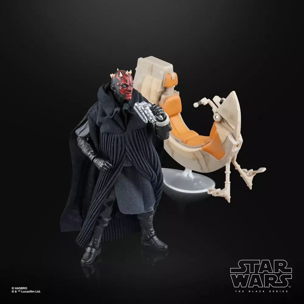 Hasbro Star Wars Episode I Black Series Vehicle with Action Figure Darth Maul & Sith Speeder 25th Anniversary Hasbro Star Wars Episode I Black Series Vehicle with Action Figure Darth Maul & Sith Speeder 25th Anniversary