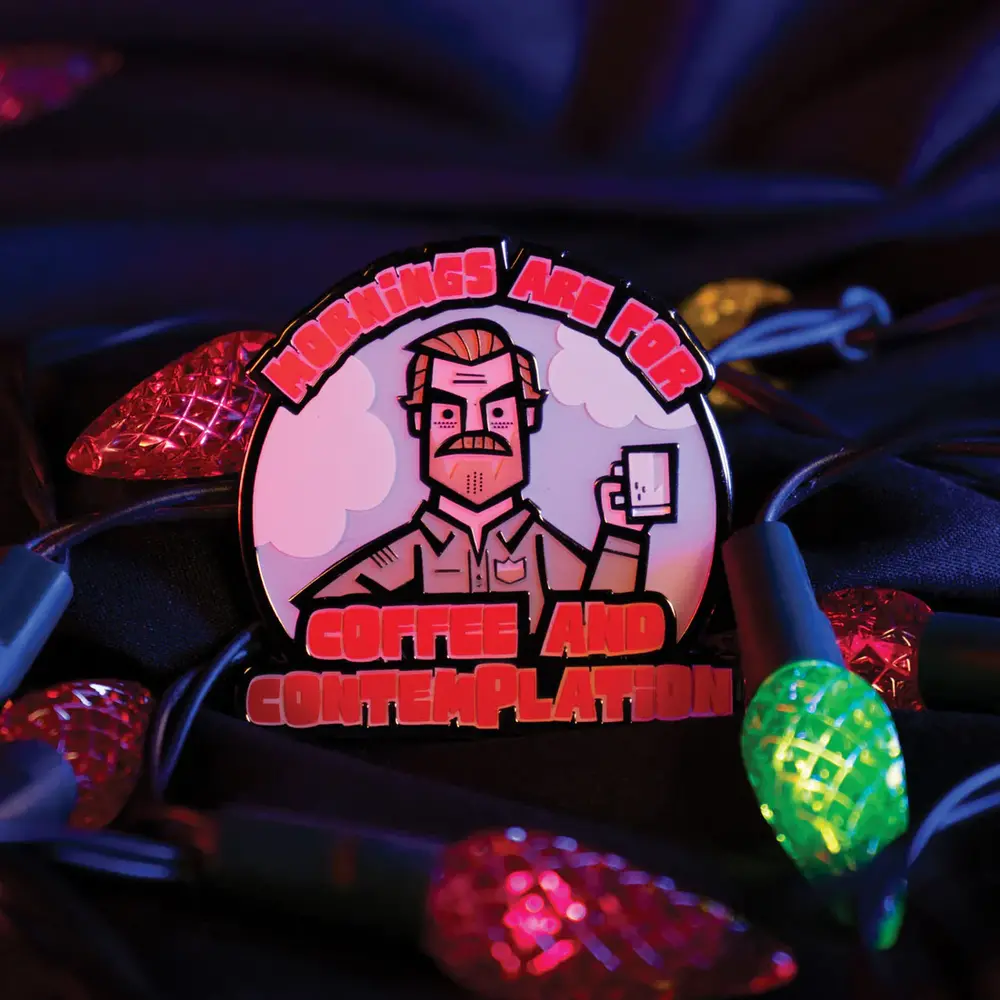 FaNaTtiK Stranger Things Pin Badge Hopper Limited Edition FaNaTtiK Stranger Things Pin Badge Hopper Limited Edition
