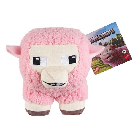 Mattel A Minecraft Movie Pink Sheep Knuffel 20 cm Mattel A Minecraft Movie Pink Sheep Knuffel 20 cm