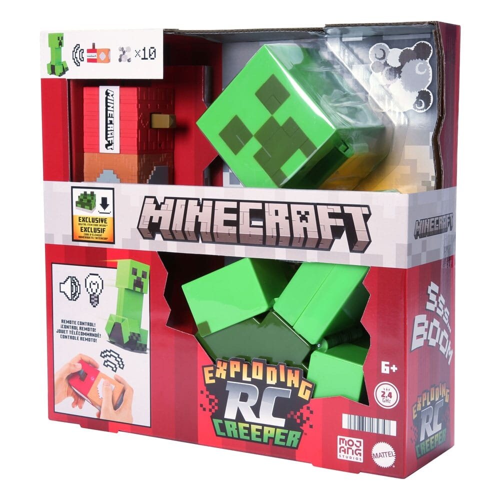 Mattel Minecraft Figure Exploding RC Creeper 25 cm Mattel Minecraft Figure Exploding RC Creeper 25 cm