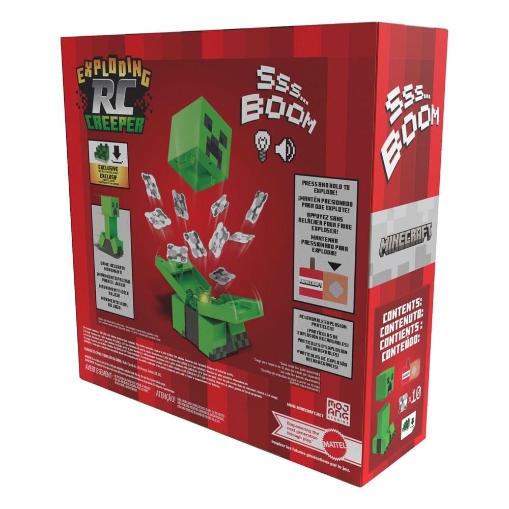 Mattel Minecraft Figure Exploding RC Creeper 25 cm Mattel Minecraft Figure Exploding RC Creeper 25 cm