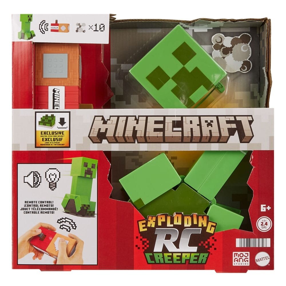 Mattel Minecraft Figure Exploding RC Creeper 25 cm Mattel Minecraft Figure Exploding RC Creeper 25 cm