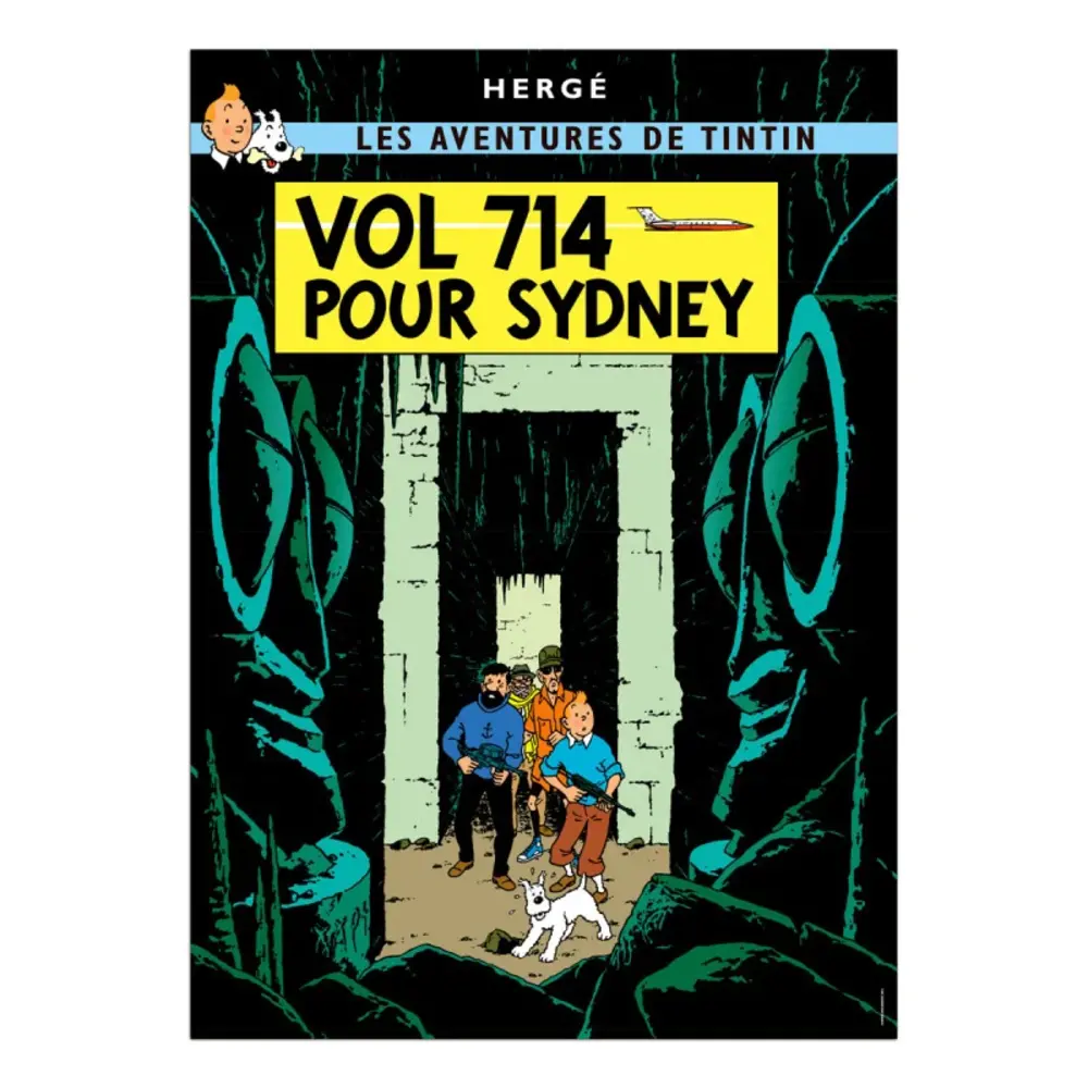 Tintinimaginatio Tintin Vol 714 Pour Sydney Poster 50 x 70 cm Tintinimaginatio Tintin Vol 714 Pour Sydney Poster 50 x 70 cm