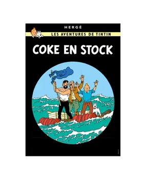 Tintinimaginatio Kuifje Cokes in Voorraad Poster 50 x 70 cm Tintinimaginatio Kuifje Cokes in Voorraad Poster 50 x 70 cm
