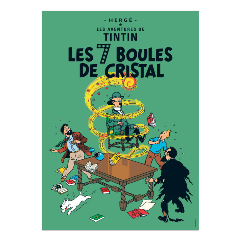 Tintinimaginatio Tintin The Seven Crystal Balls Poster 50 x 70 cm Tintinimaginatio Tintin The Seven Crystal Balls Poster 50 x 70 cm