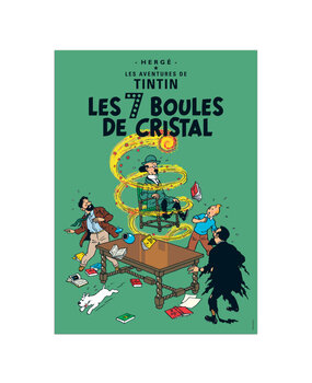 Tintinimaginatio Tintin Les 7 Boules de Cristal Poster 50 x 70 cm Tintinimaginatio Tintin Les 7 Boules de Cristal Poster 50 x 70 cm