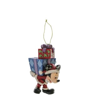Disney Traditions Mickey Mouse with Gifts on his Back Ornament Disney Traditions Mickey Mouse with Gifts on his Back Ornament