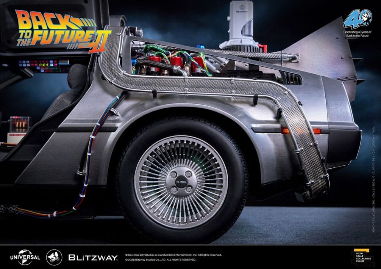 Blitzway Back to the Future II Premium UMS Vehicle 1/6 Delorean Time Machine 74 cm Blitzway Back to the Future II Premium UMS Vehicle 1/6 Delorean Time Machine 74 cm