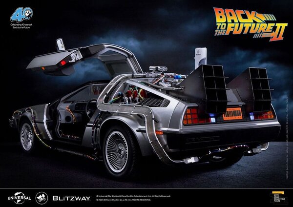 Blitzway Back to the Future II Premium UMS Vehicle 1/6 Delorean Time Machine 74 cm Blitzway Back to the Future II Premium UMS Vehicle 1/6 Delorean Time Machine 74 cm
