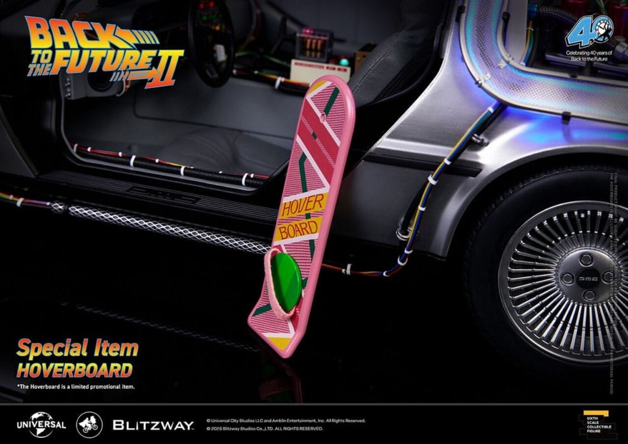 Blitzway Back to the Future II Premium UMS Vehicle 1/6 Delorean Time Machine 74 cm Blitzway Back to the Future II Premium UMS Vehicle 1/6 Delorean Time Machine 74 cm