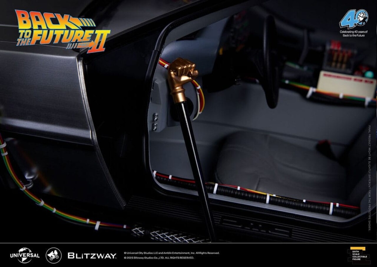 Blitzway Back to the Future II Premium UMS Vehicle 1/6 Delorean Time Machine 74 cm Blitzway Back to the Future II Premium UMS Vehicle 1/6 Delorean Time Machine 74 cm