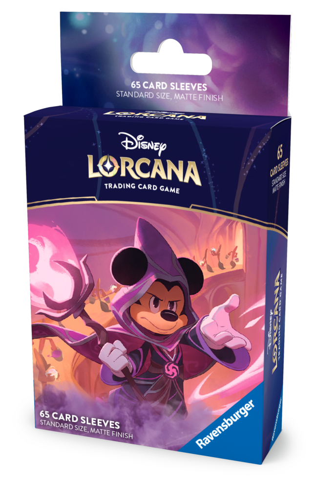 Ravensburger Disney Lorcana: Sorcerer Mickey Sleeves (65x) Ravensburger Disney Lorcana: Sorcerer Mickey Sleeves (65x)