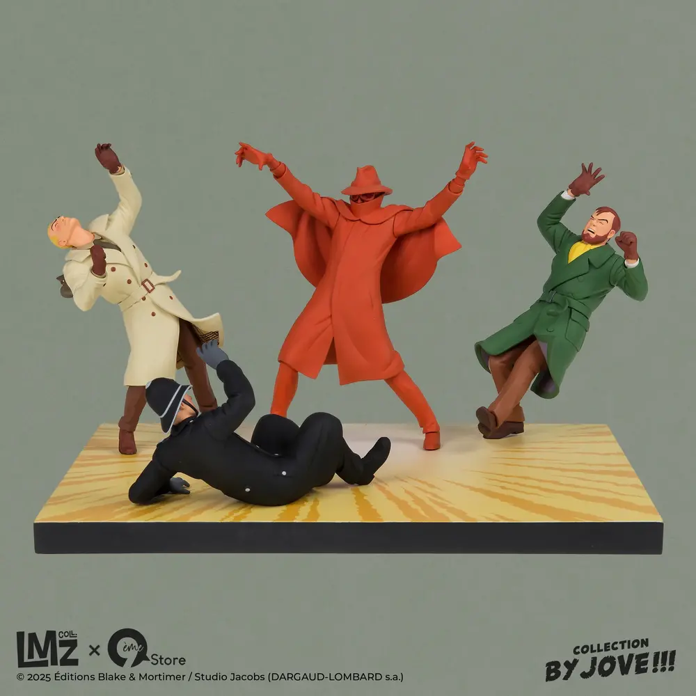 LMZ Collectibles Blake & Mortimer La Marque Jaune Statue 17 cm LMZ Collectibles Blake & Mortimer La Marque Jaune Statue 17 cm