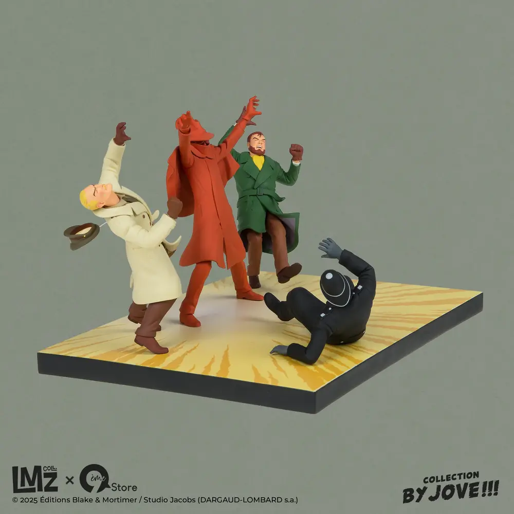 LMZ Collectibles Blake & Mortimer La Marque Jaune Statue 17 cm LMZ Collectibles Blake & Mortimer La Marque Jaune Statue 17 cm