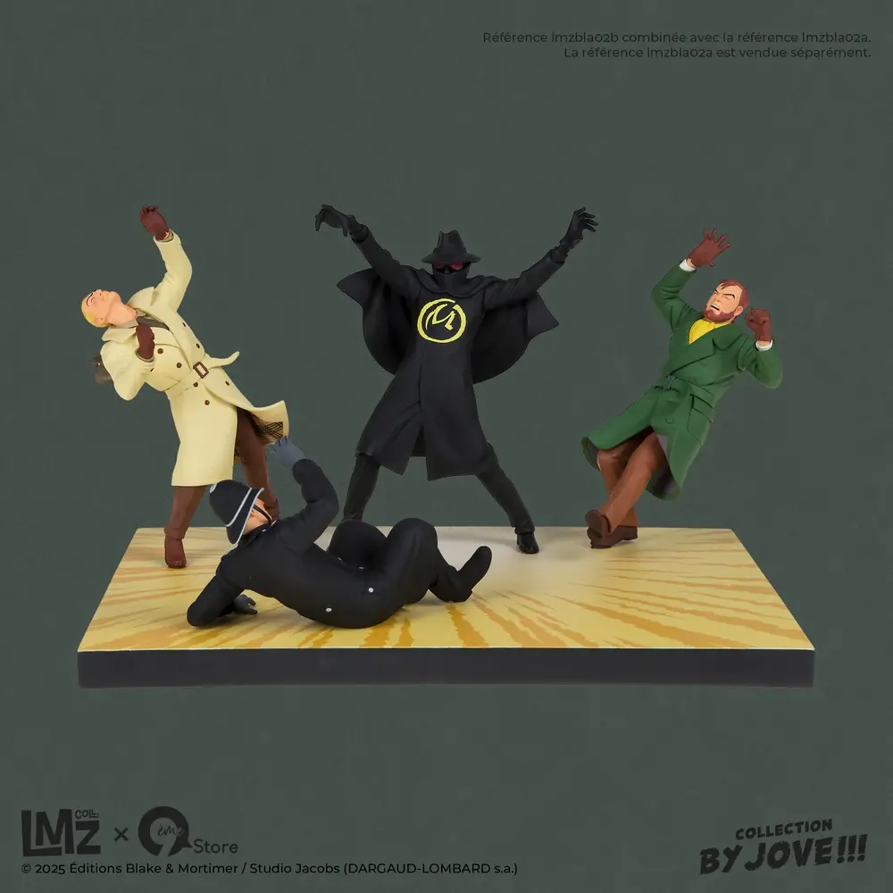 LMZ Collectibles Blake & Mortimer La Marque Zone Olrik Statue 17 cm LMZ Collectibles Blake & Mortimer La Marque Zone Olrik Statue 17 cm