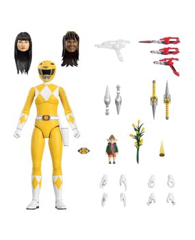 Super7 Mighty Morphin Power Rangers Ultimates Action Figure Yellow Ranger 18 cm Super7 Mighty Morphin Power Rangers Ultimates Action Figure Yellow Ranger 18 cm