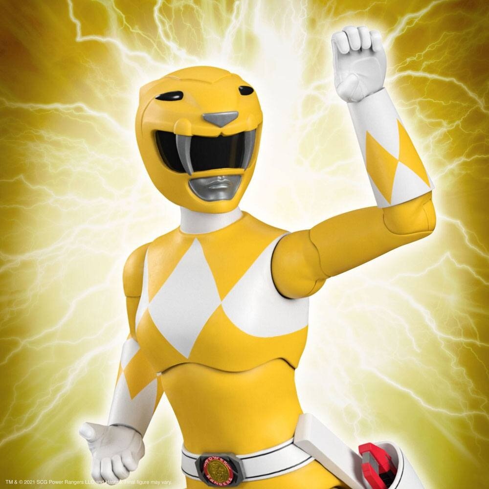 Super7 Mighty Morphin Power Rangers Ultimates Action Figure Yellow Ranger 18 cm Super7 Mighty Morphin Power Rangers Ultimates Action Figure Yellow Ranger 18 cm