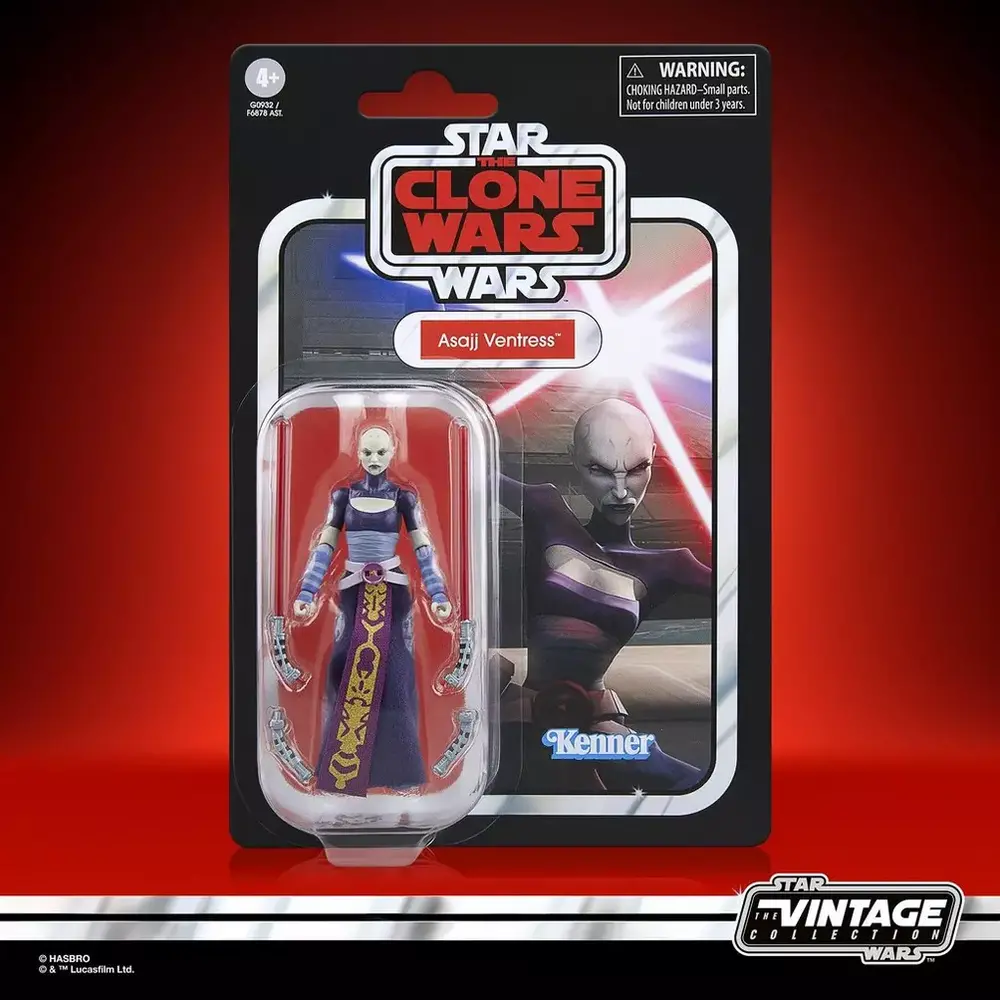 Hasbro Star Wars: The Clone Wars Vintage Collection Action Figure Asajj Ventress 10 cm Hasbro Star Wars: The Clone Wars Vintage Collection Action Figure Asajj Ventress 10 cm