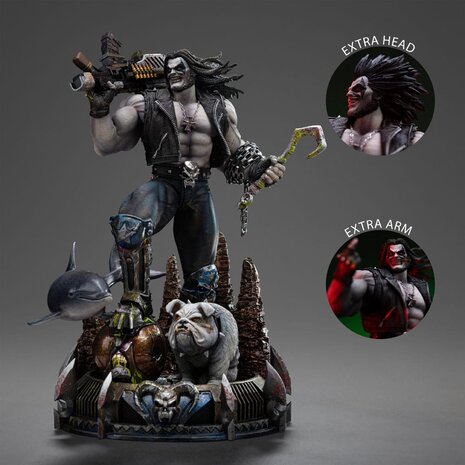 Iron Studios DC Comics Art Scale Statue 1/10 Lobo Unleashed 24 cm Iron Studios DC Comics Art Scale Statue 1/10 Lobo Unleashed 24 cm