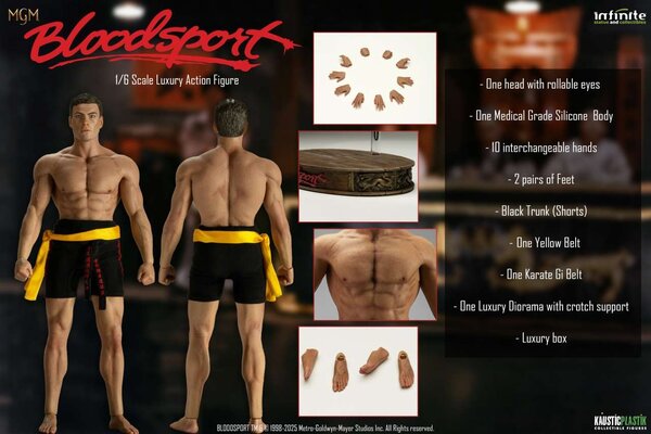 Infinite Statue Bloodsport Action Figure 1/6 Frank Dux Infinite Statue Bloodsport Action Figure 1/6 Frank Dux