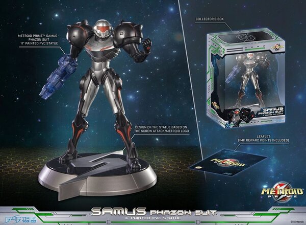 First 4 Figures Metroid Prime PVC Statue Samus Phazon Suit Standard Edition 28 cm First 4 Figures Metroid Prime PVC Statue Samus Phazon Suit Standard Edition 28 cm