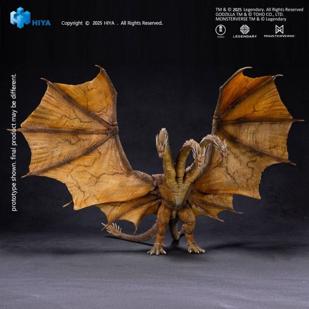 Hiya Toys Godzilla: King of the Monsters 2019 Exquisite Basic Action Figure King Ghidorah 2.0 25 cm Hiya Toys Godzilla: King of the Monsters 2019 Exquisite Basic Action Figure King Ghidorah 2.0 25 cm