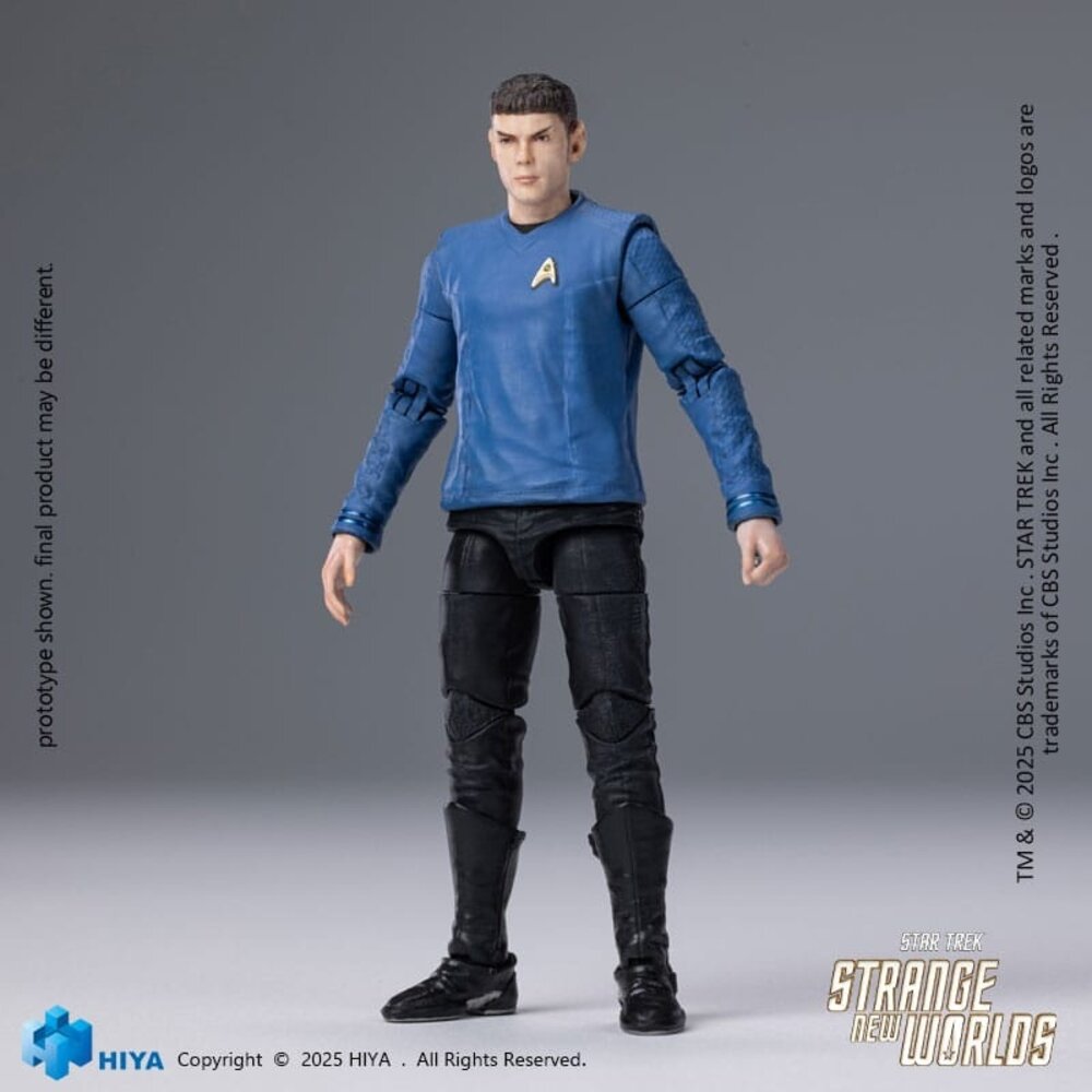 Hiya Toys Star Trek Strange New Worlds Exquisite Mini Series Action Figure 1/18 Spock 11 cm Hiya Toys Star Trek Strange New Worlds Exquisite Mini Series Action Figure 1/18 Spock 11 cm