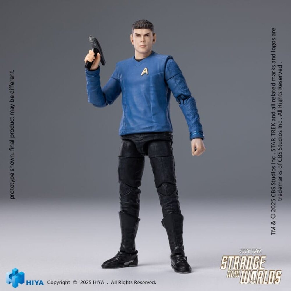 Hiya Toys Star Trek Strange New Worlds Exquisite Mini Series Action Figure 1/18 Spock 11 cm Hiya Toys Star Trek Strange New Worlds Exquisite Mini Series Action Figure 1/18 Spock 11 cm