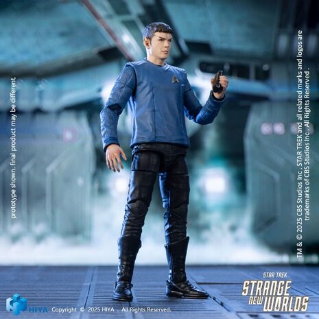 Hiya Toys Star Trek Strange New Worlds Exquisite Mini Series Action Figure 1/18 Spock 11 cm Hiya Toys Star Trek Strange New Worlds Exquisite Mini Series Action Figure 1/18 Spock 11 cm