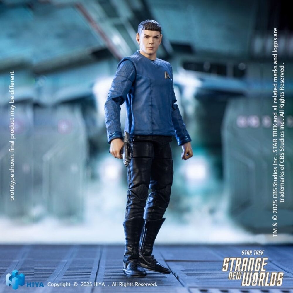 Hiya Toys Star Trek Strange New Worlds Exquisite Mini Series Action Figure 1/18 Spock 11 cm Hiya Toys Star Trek Strange New Worlds Exquisite Mini Series Action Figure 1/18 Spock 11 cm