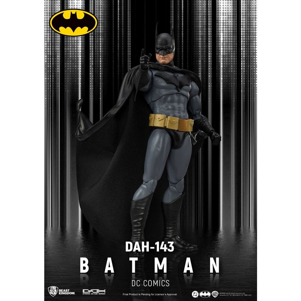 Dc Comics, Figura De Acción De Batman De 15 Cm De La Colección Metal Force Con Minifigura De 10 Cm, Bláster Y Traje De Armadura. Juguete Para Niños A Partir De 4